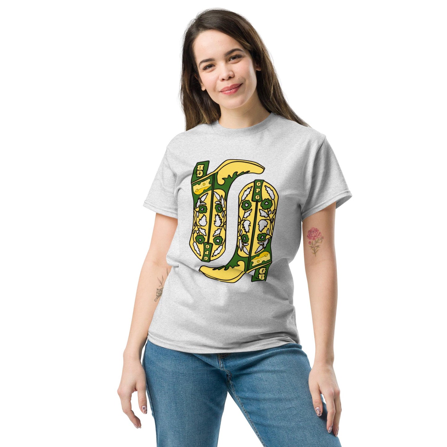 Green Bay Cowboy Boots Unisex classic tee