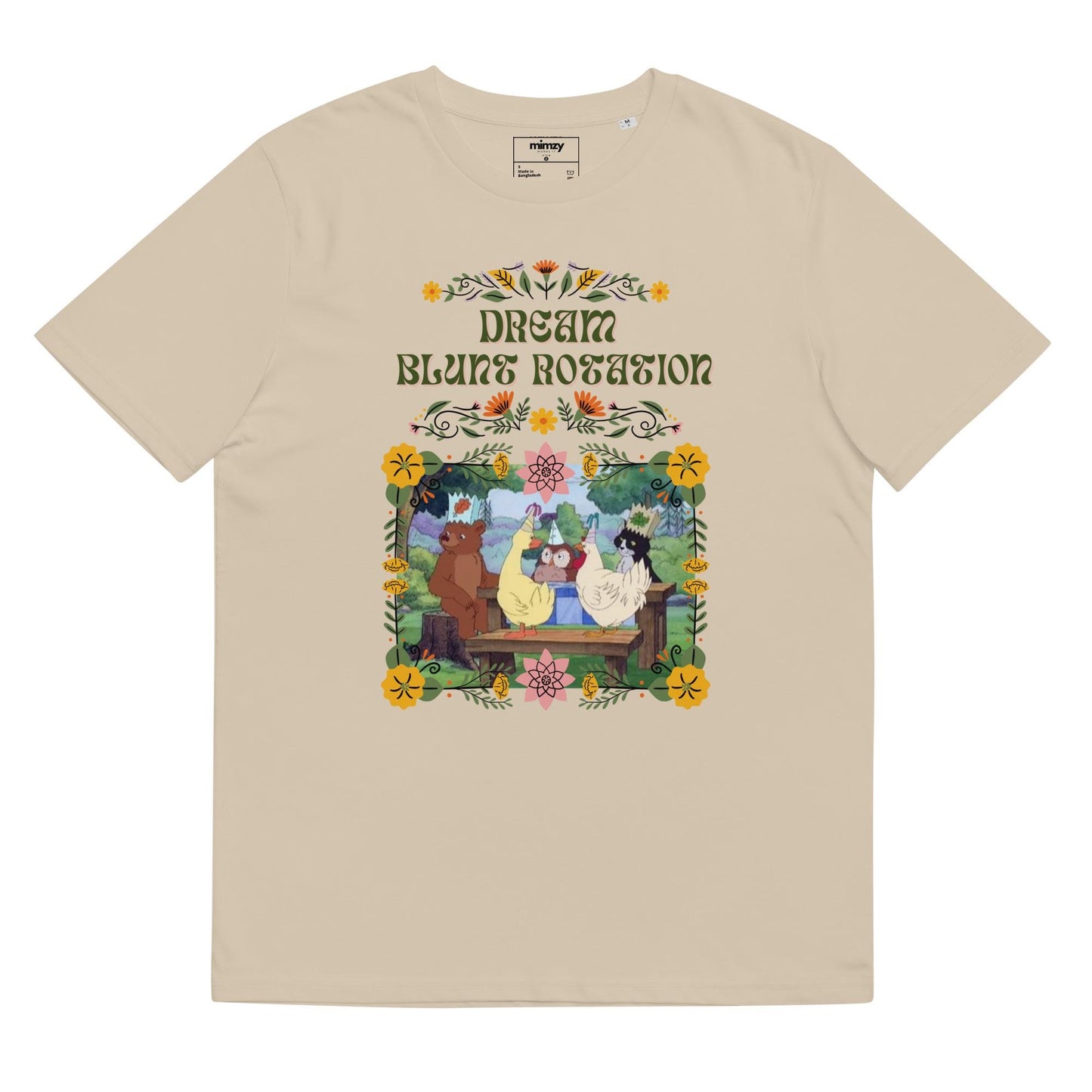 Dream Blunt Rotation Unisex organic ribbed neck t-shirt