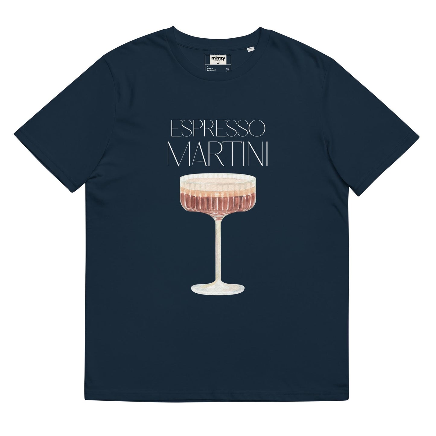 Espresso Martini Unisex organic ribbed neck t-shirt