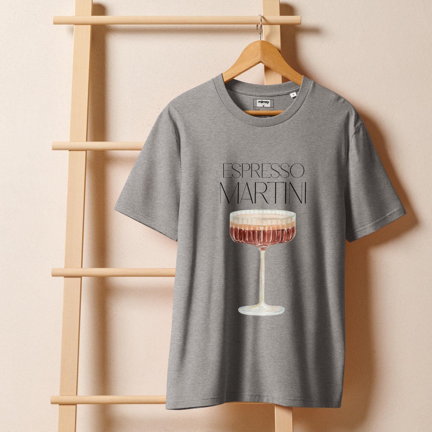 Espresso Martini Unisex organic ribbed neck t-shirt