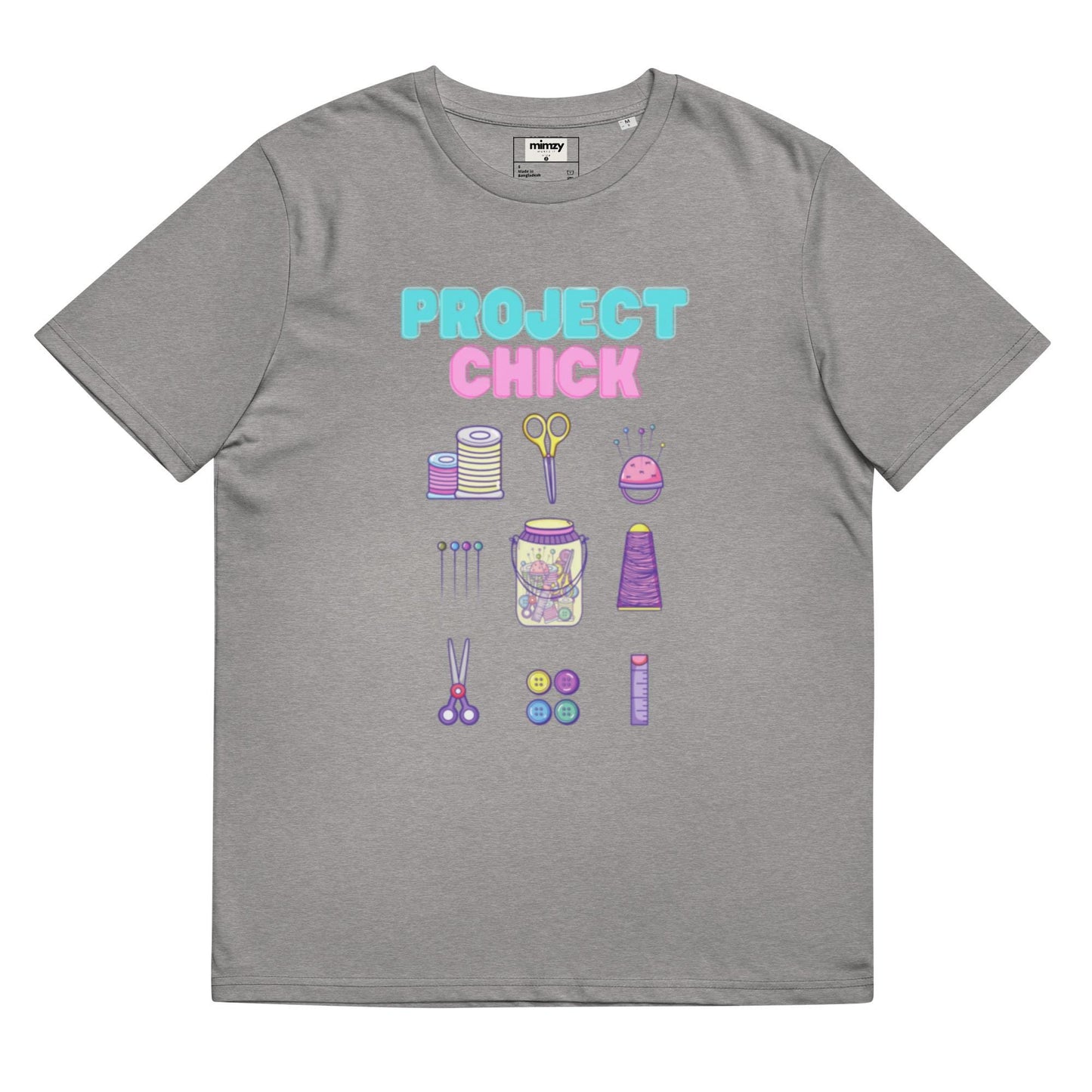 Project Chick Unisex organic ribbed neck t-shirt