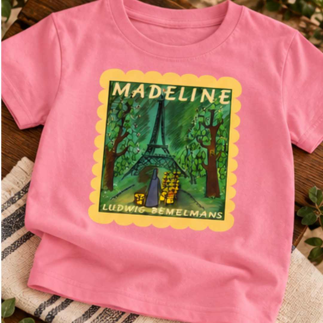 Madeline Scalloped Border Youth classic tee
