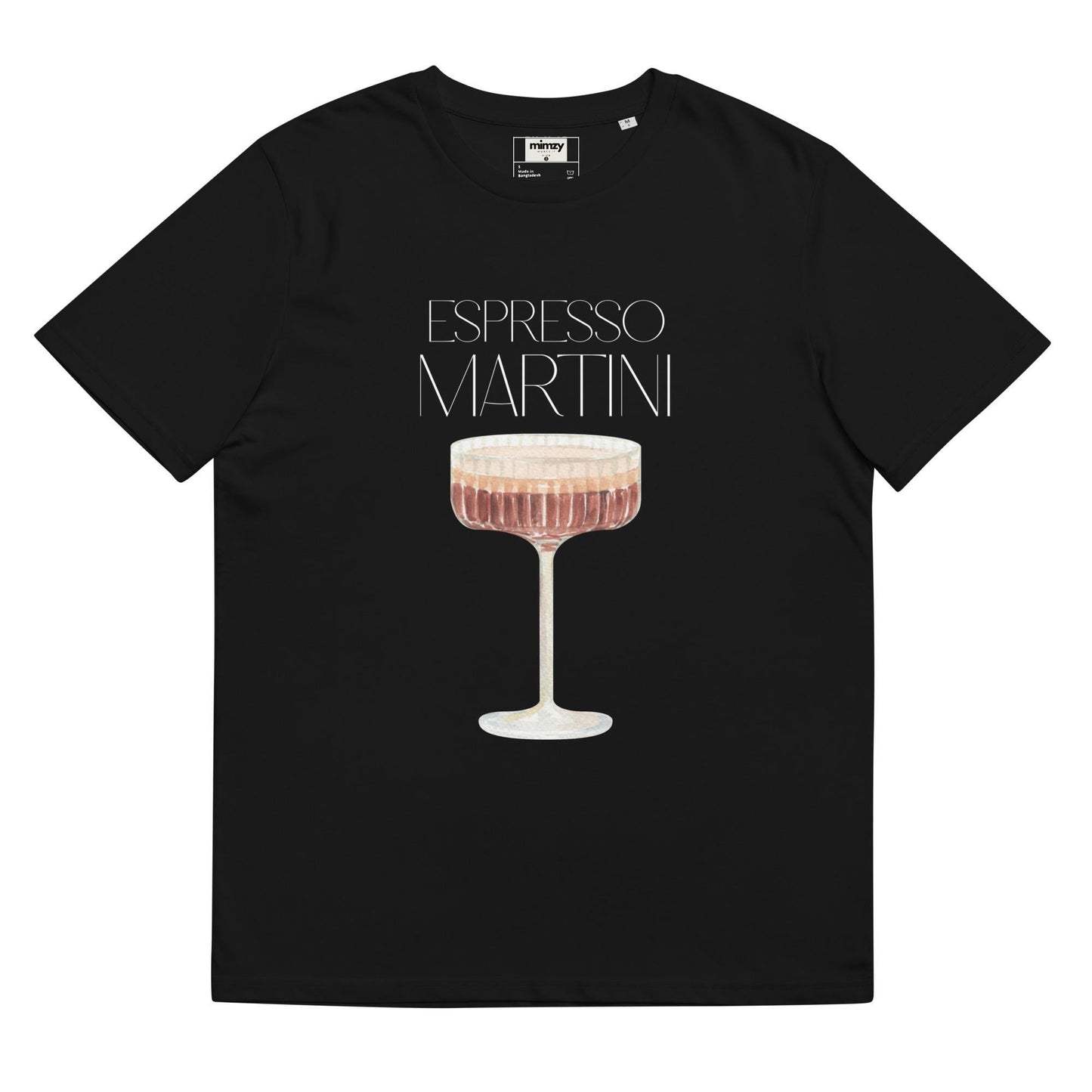 Espresso Martini Unisex organic ribbed neck t-shirt