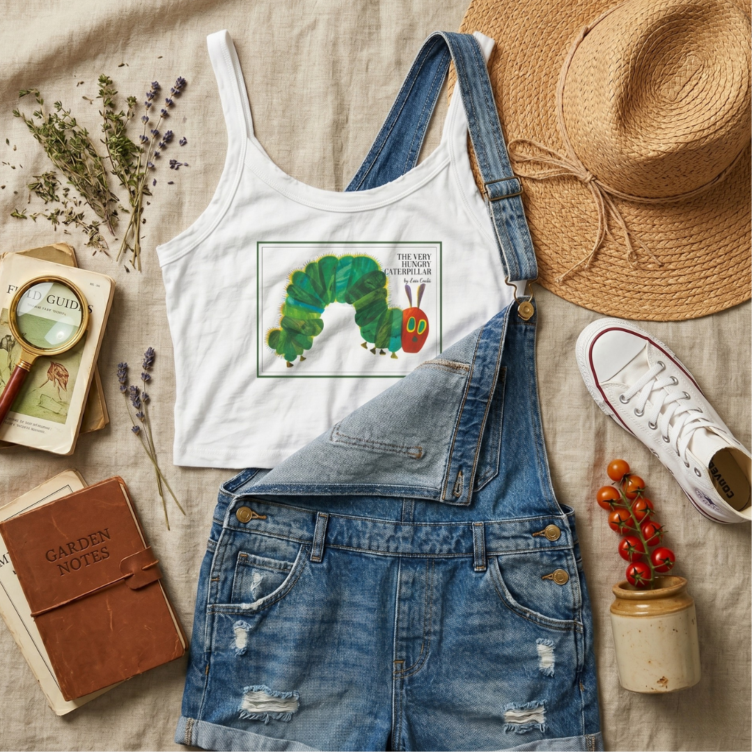 The Very Hungry Caterpillar Women’s micro-rib tank top