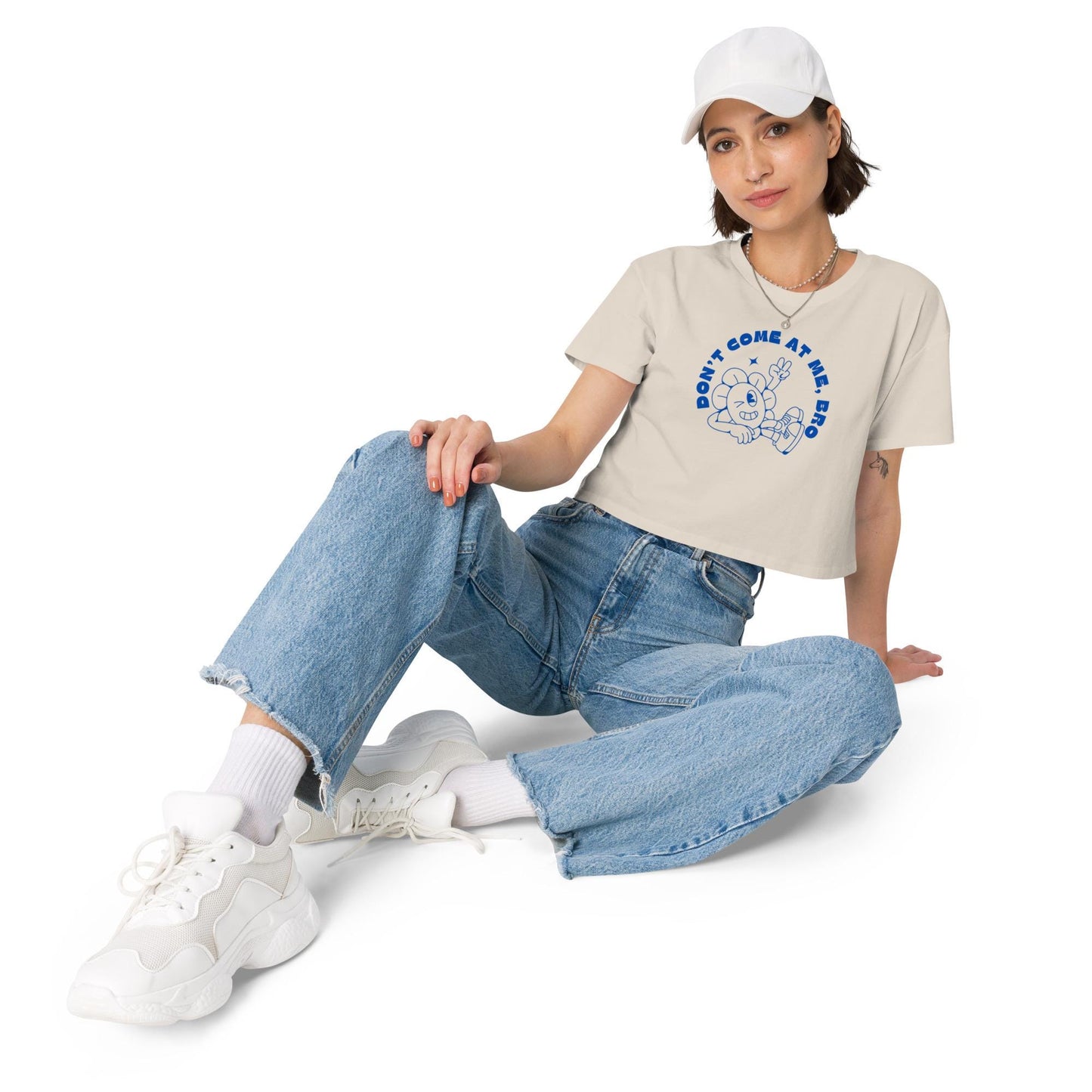 Come at me Bro Women’s crop top