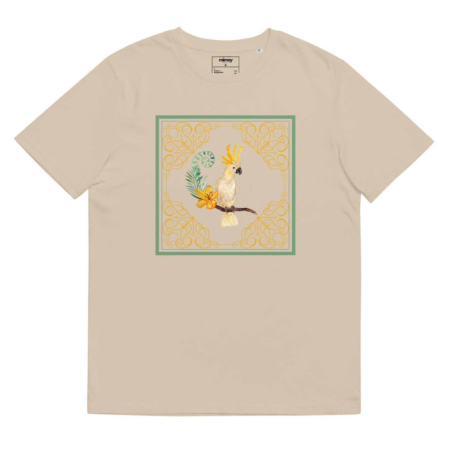 Cockatoo Unisex organic ribbed neck t-shirt
