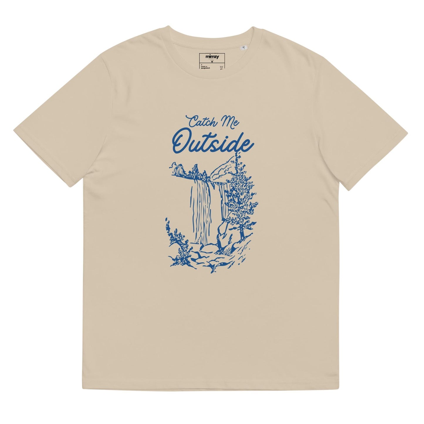 Catch Me Outside Unisex organic ribbed neck t-shirt