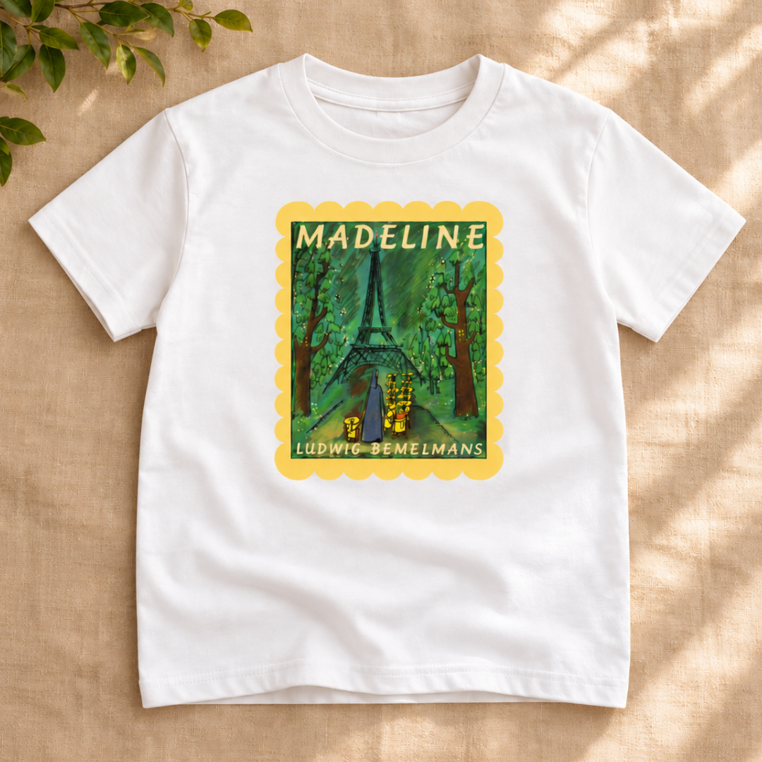 Madeline Scalloped Border Youth classic tee