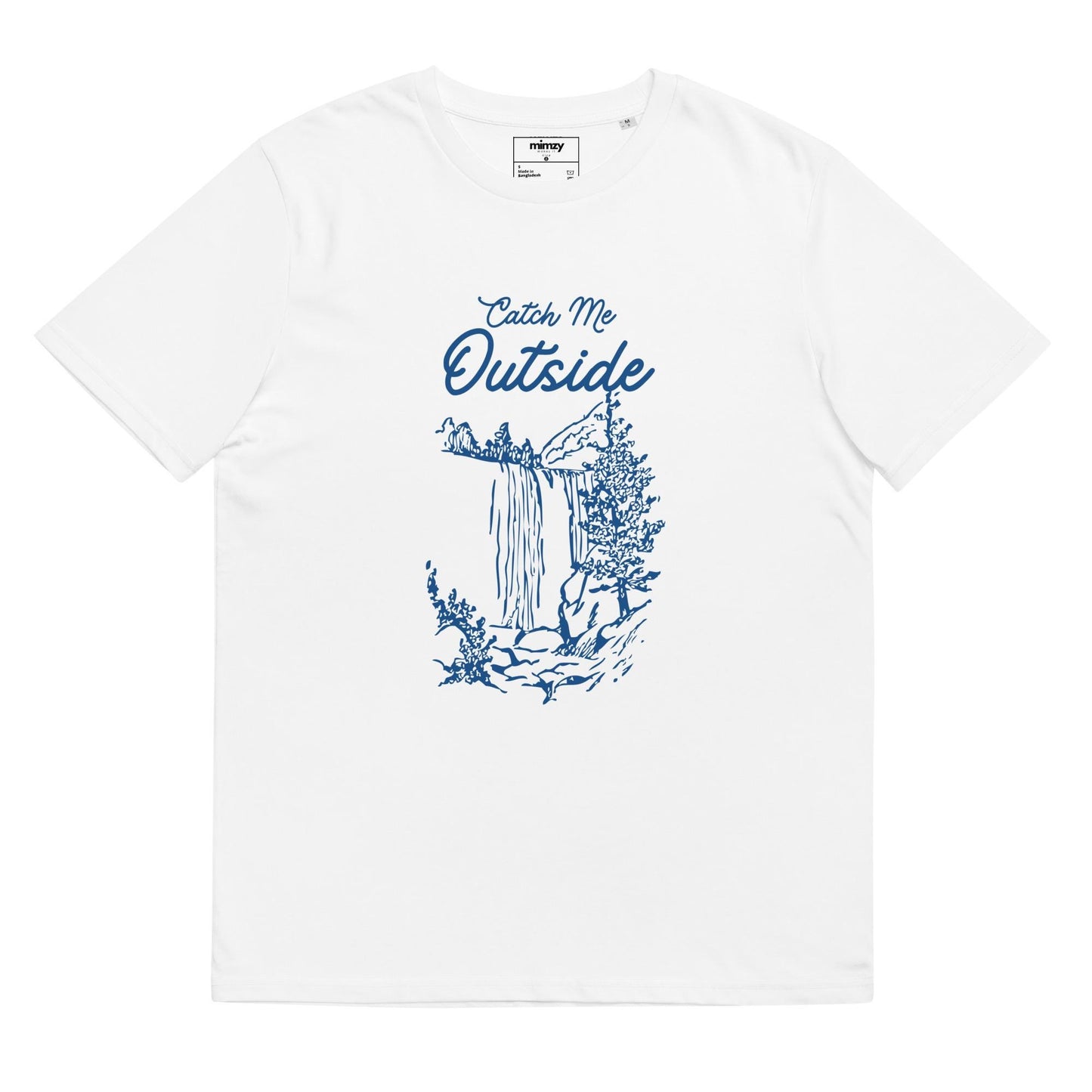 Catch Me Outside Unisex organic ribbed neck t-shirt