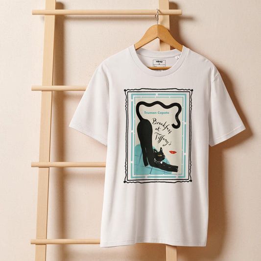 Breakfast at Tiffany's Unisex organic ribbed neck t-shirt