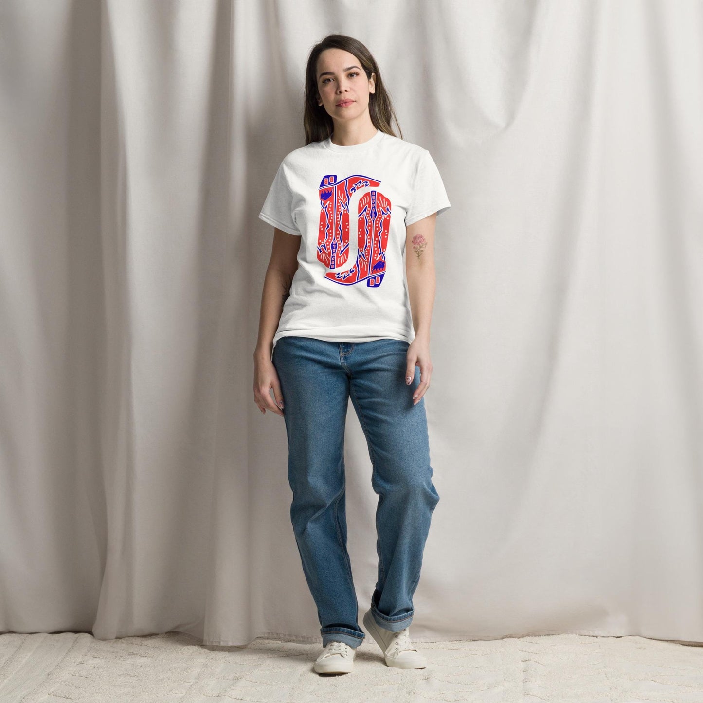 Buffalo Cowboy Boot Unisex classic tee