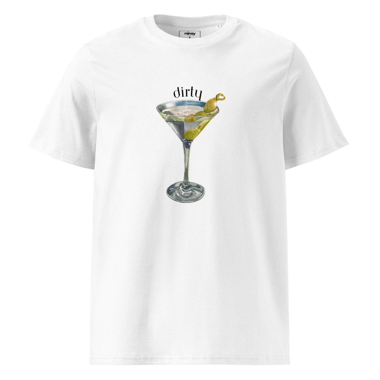 Dirty Martini Unisex organic ribbed neck t-shirt