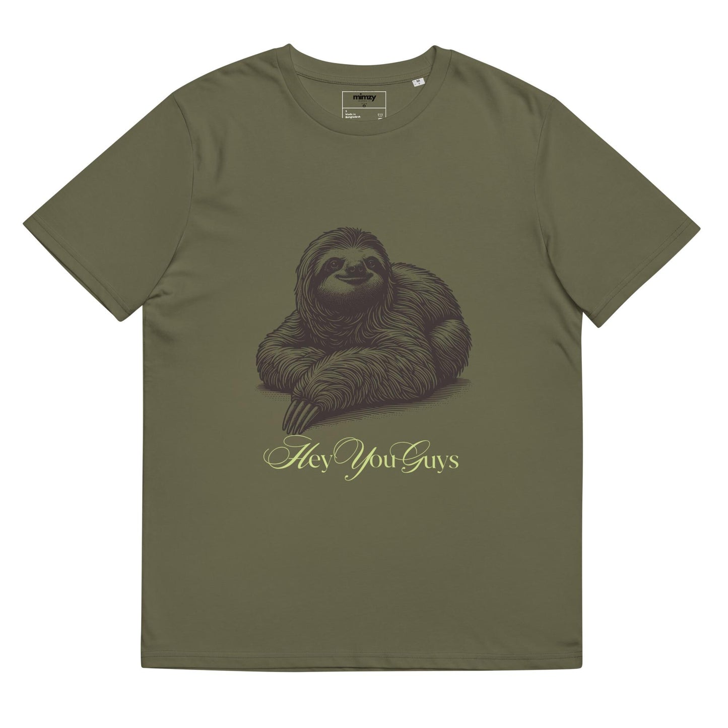 Hey You Guys Unisex organic ribbed neck t-shirt