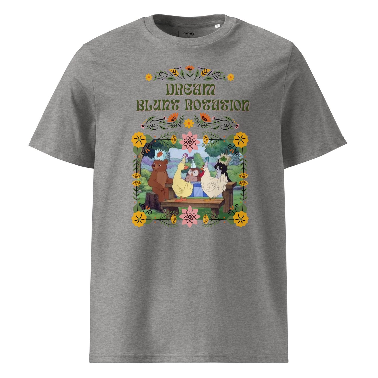 Dream Blunt Rotation Unisex organic ribbed neck t-shirt