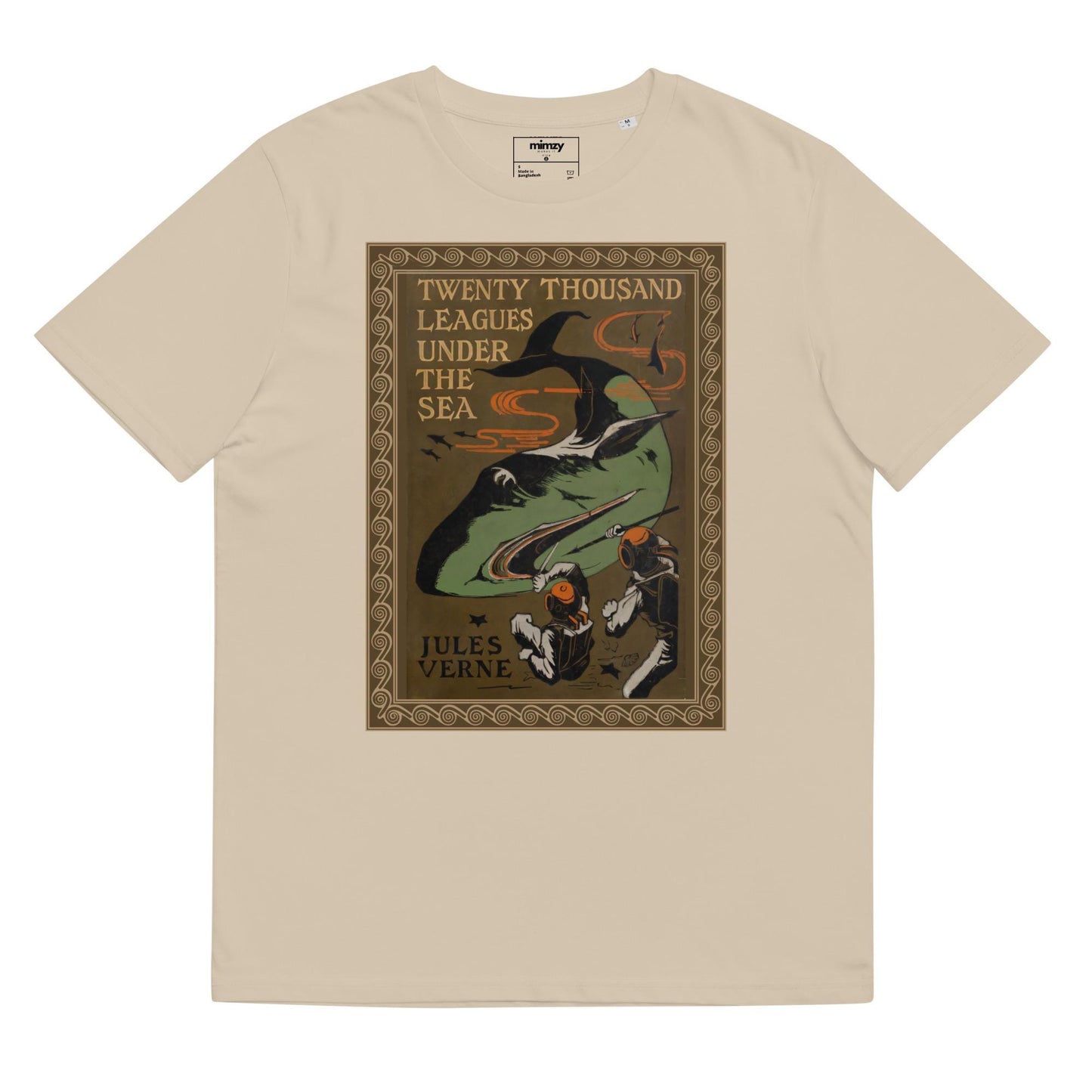 Twenty Thousand Leagues Under the Sea Unisex organic ribbed neck t-shirt