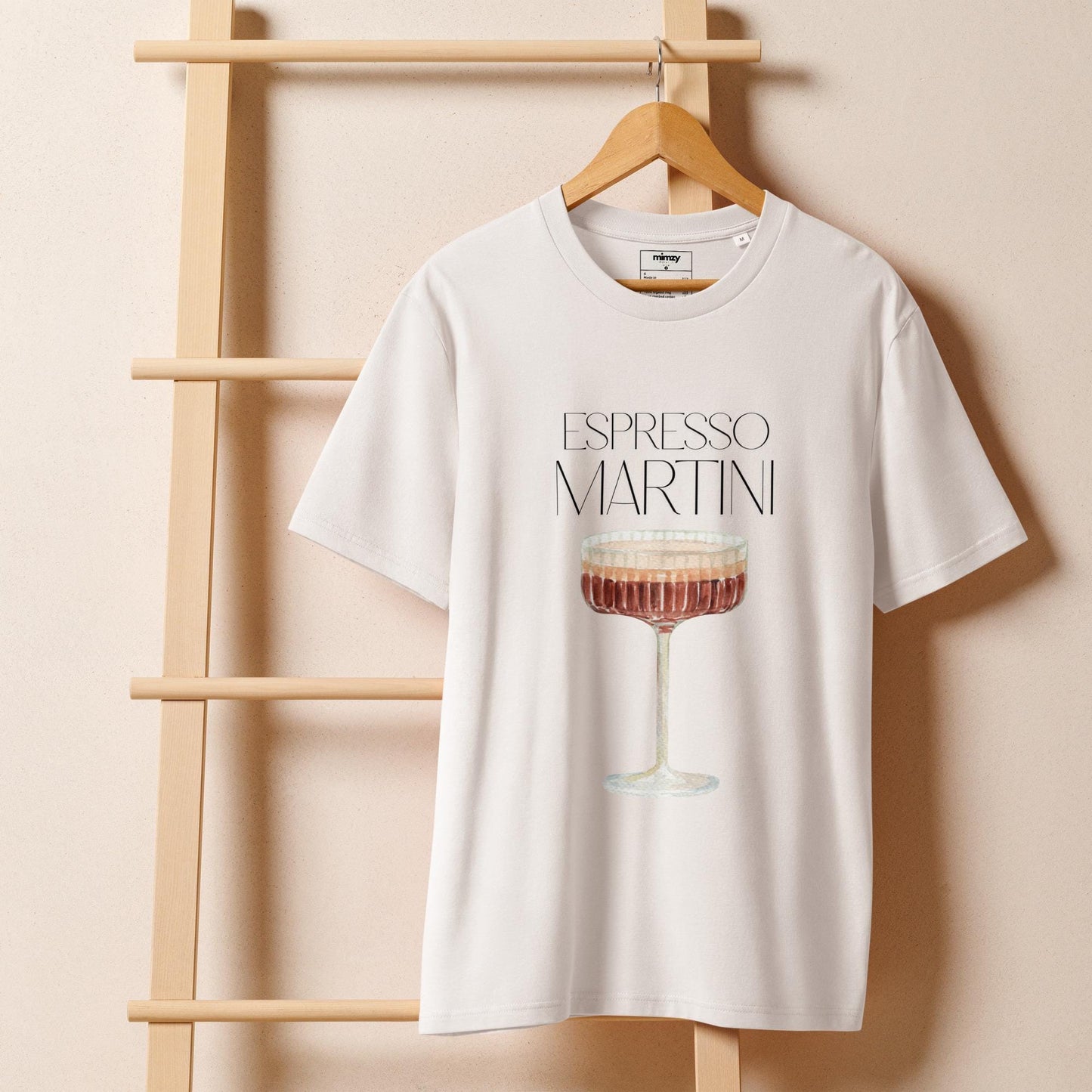 Espresso Martini Unisex organic ribbed neck t-shirt