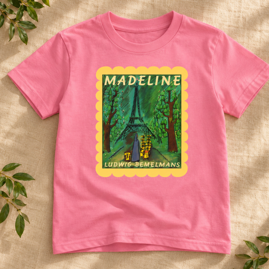 Madeline Scalloped Border Youth classic tee