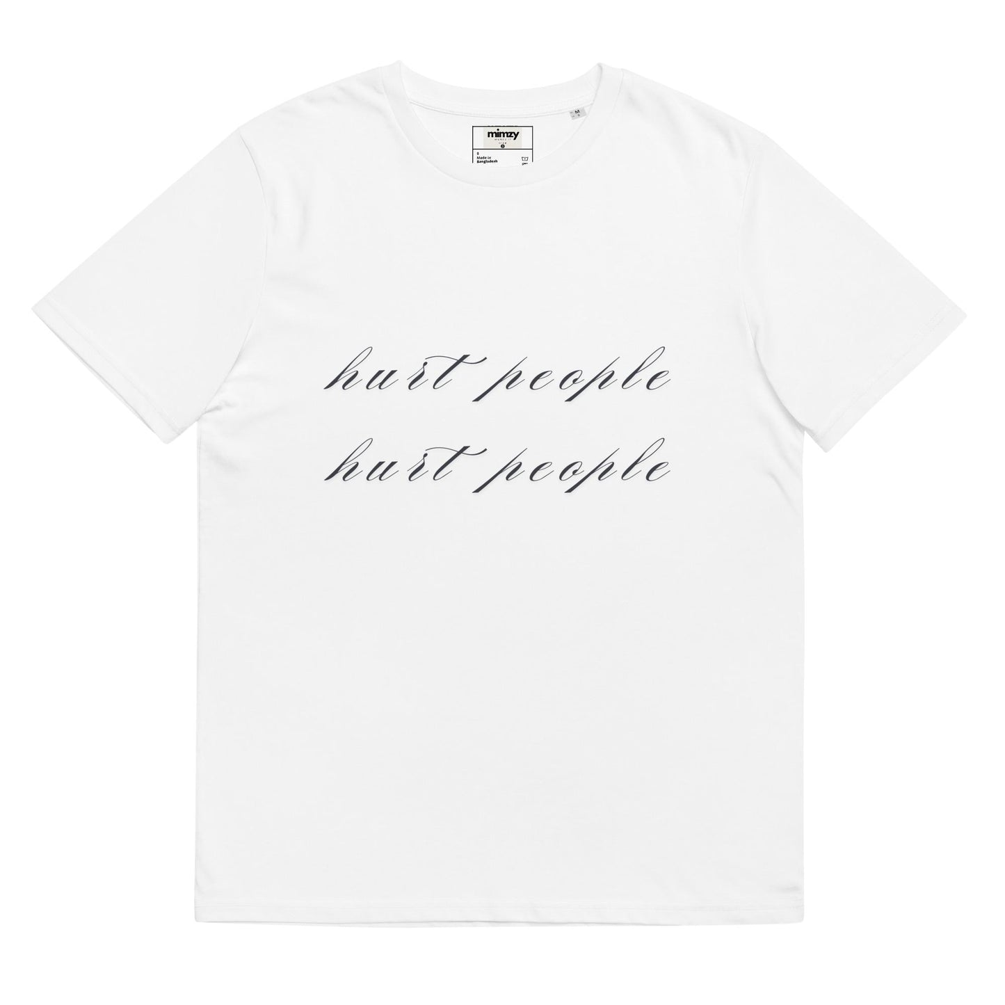 Hurt People Hurt People Unisex organic ribbed neck t-shirt