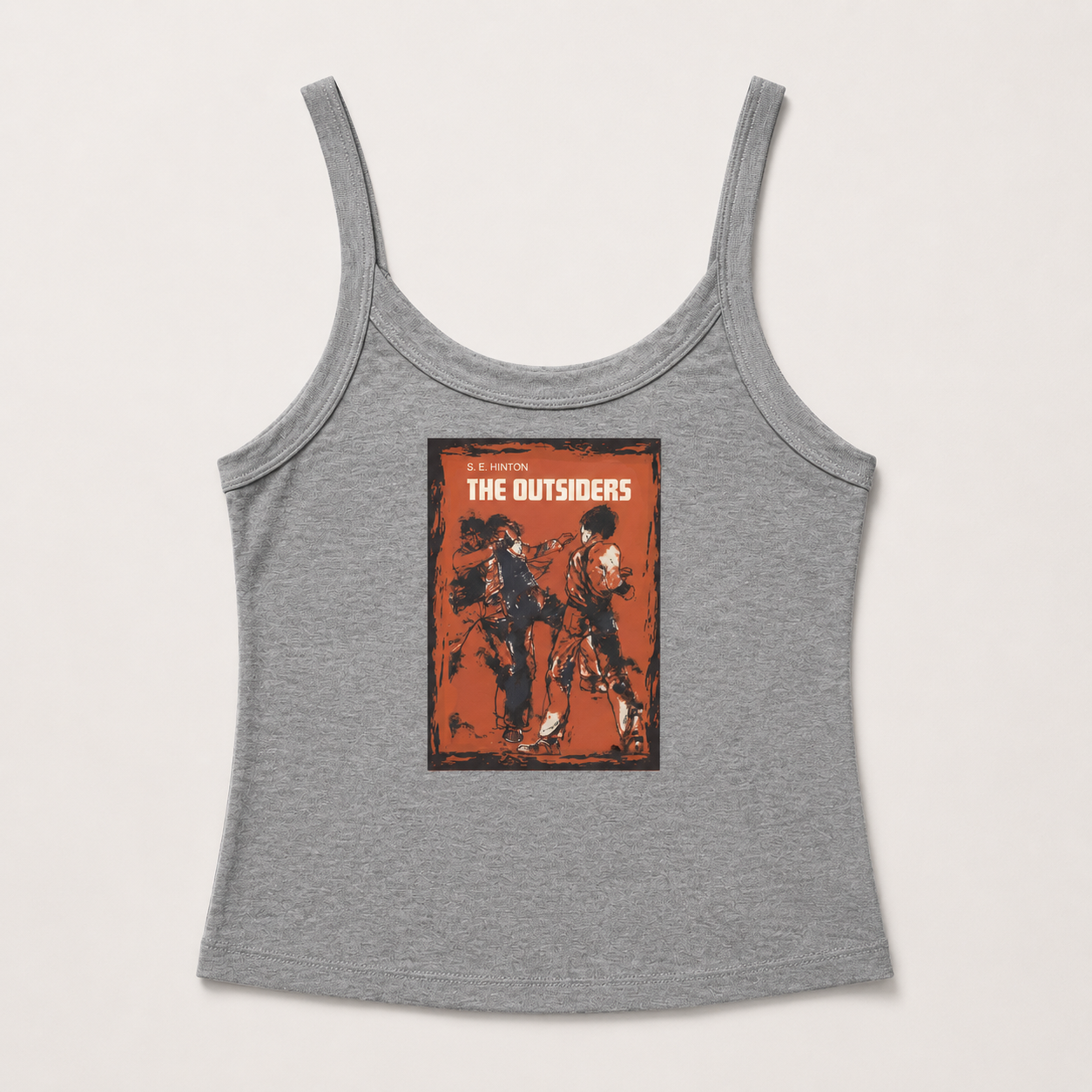 The Outsiders Cover Art Women’s micro-rib tank top