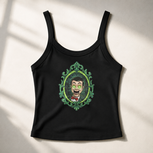 Slappy the Dummy Women’s micro-rib tank top