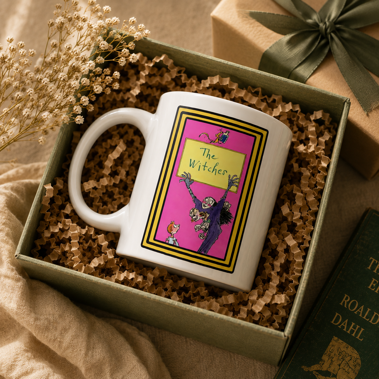 The Witches White glossy mug