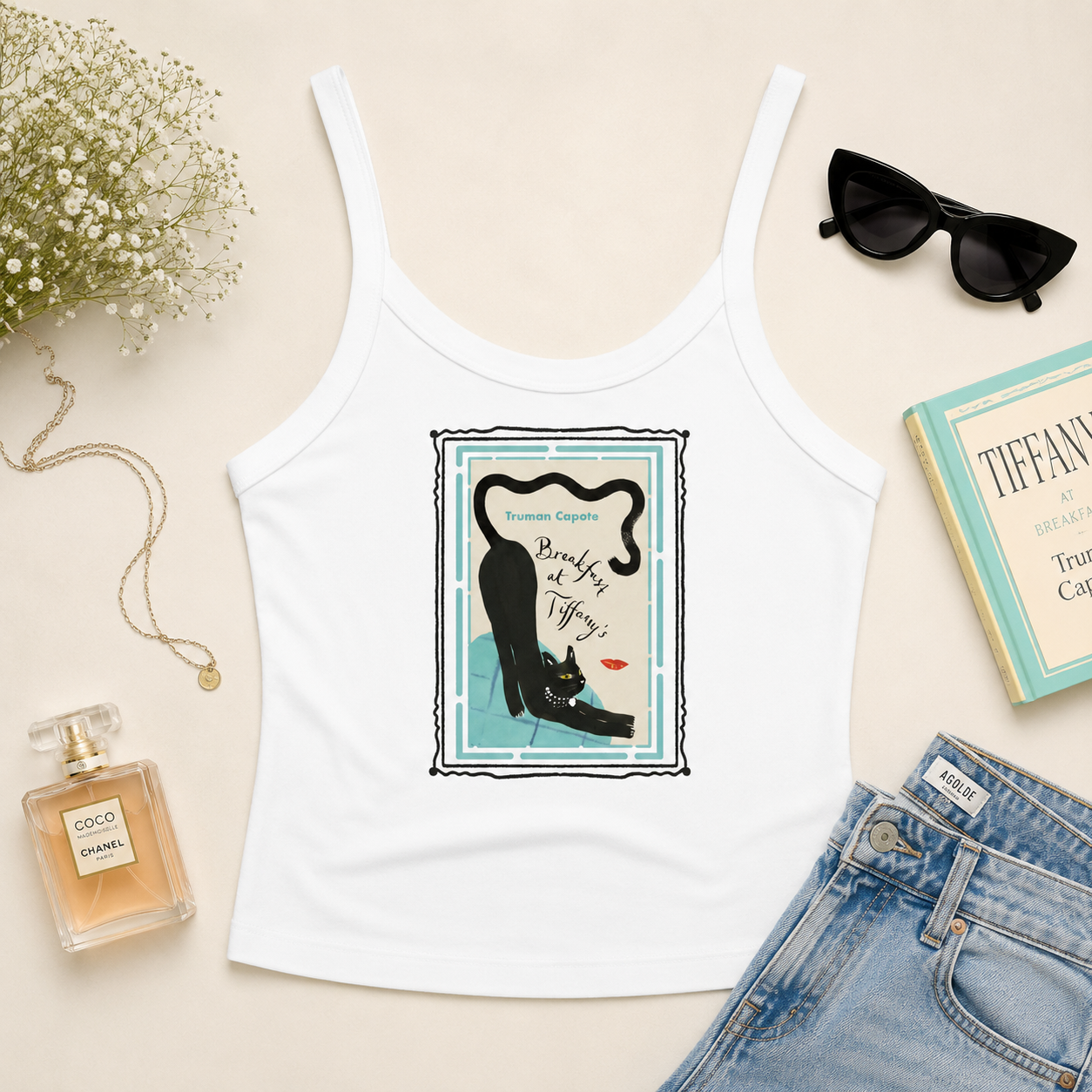 Breakfast at Tiffany's Women’s micro-rib tank top