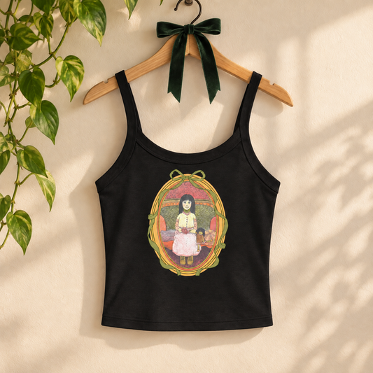 The Green RIbbon Women’s micro-rib tank top