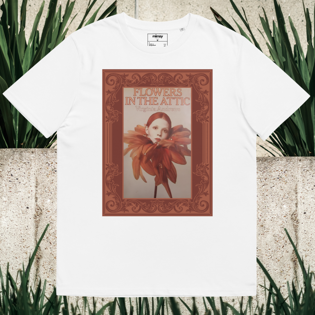 Flowers in the Attic Unisex organic ribbed neck t-shirt