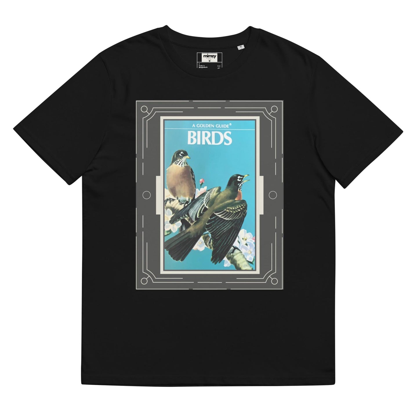 Golden Guide: Birds Unisex organic ribbed neck t-shirt