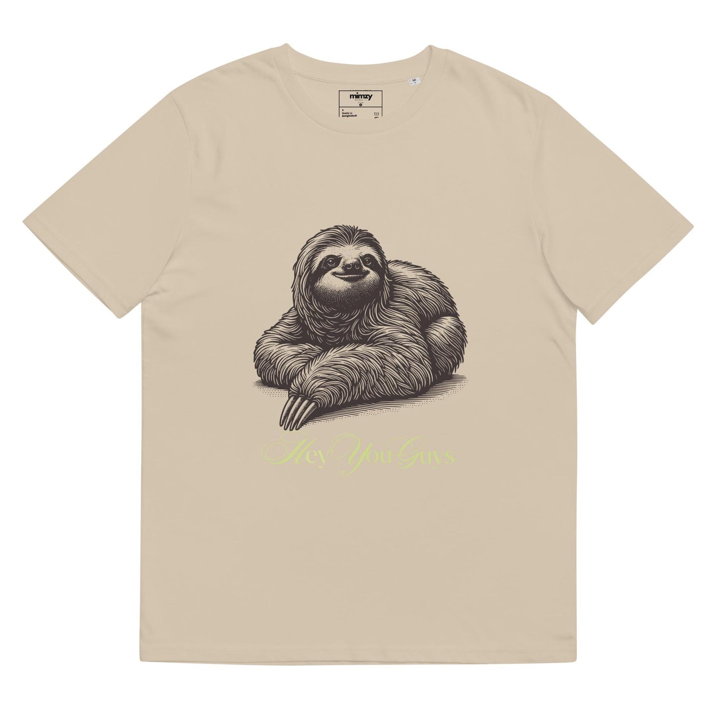 Hey You Guys Unisex organic ribbed neck t-shirt