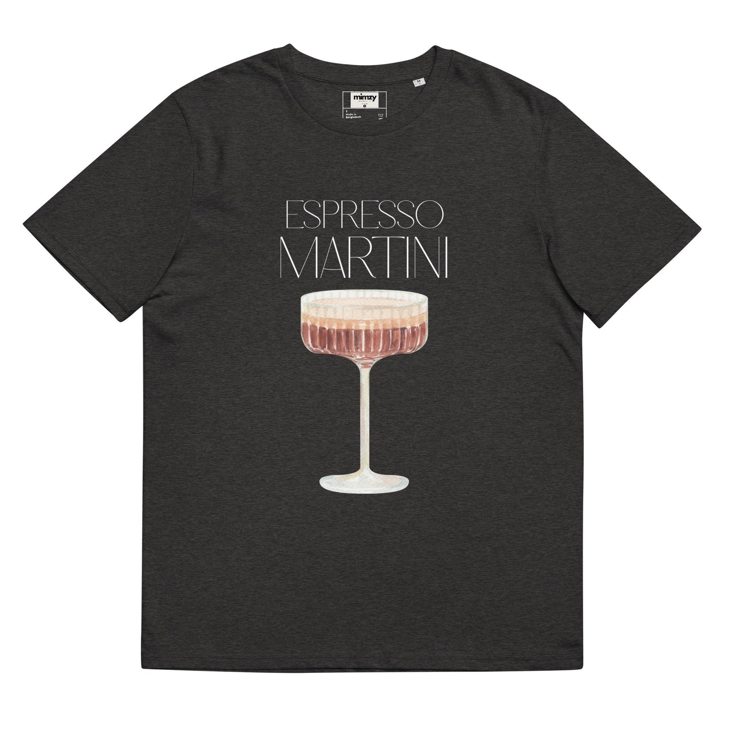 Espresso Martini Unisex organic ribbed neck t-shirt