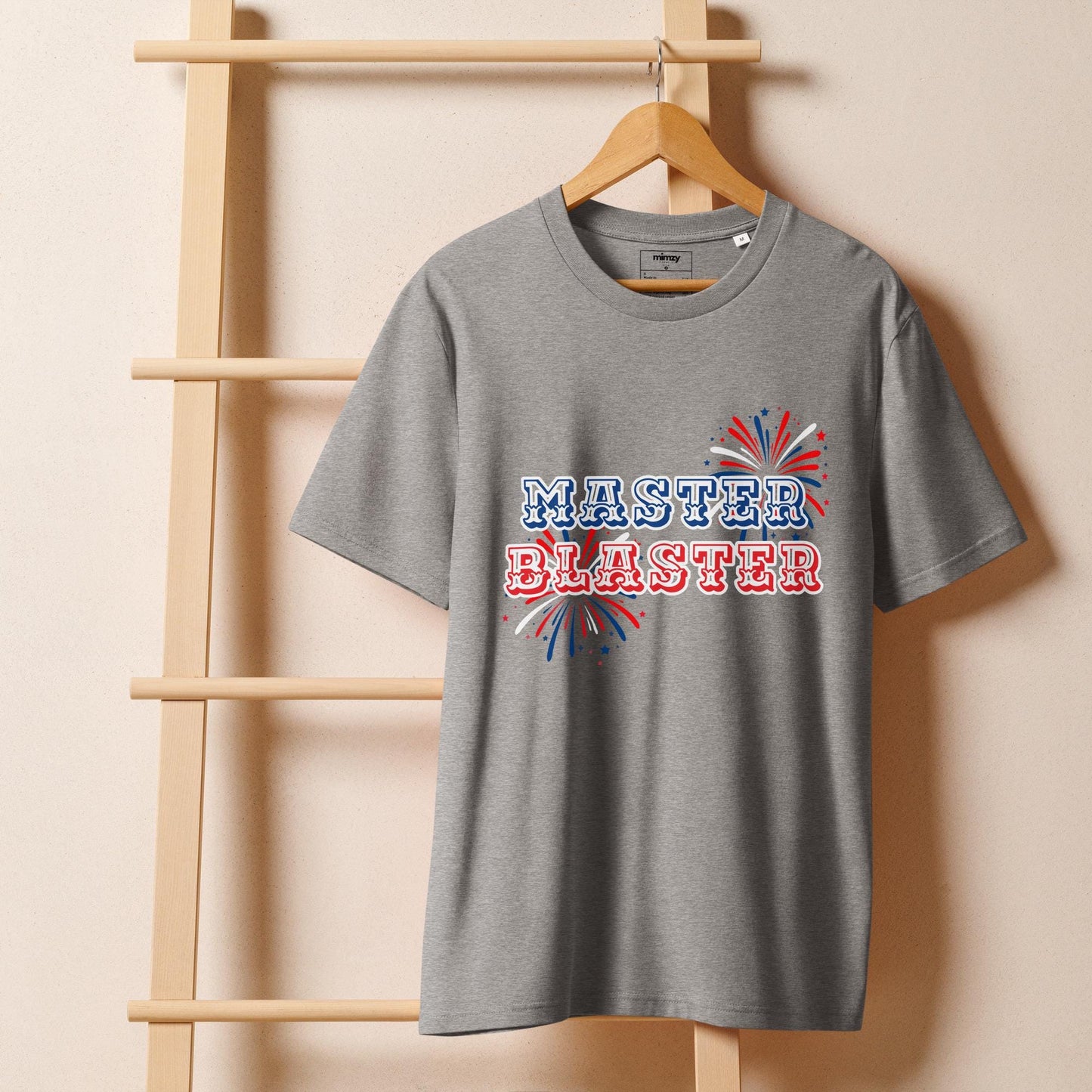 Master Blaster Unisex organic ribbed neck t-shirt