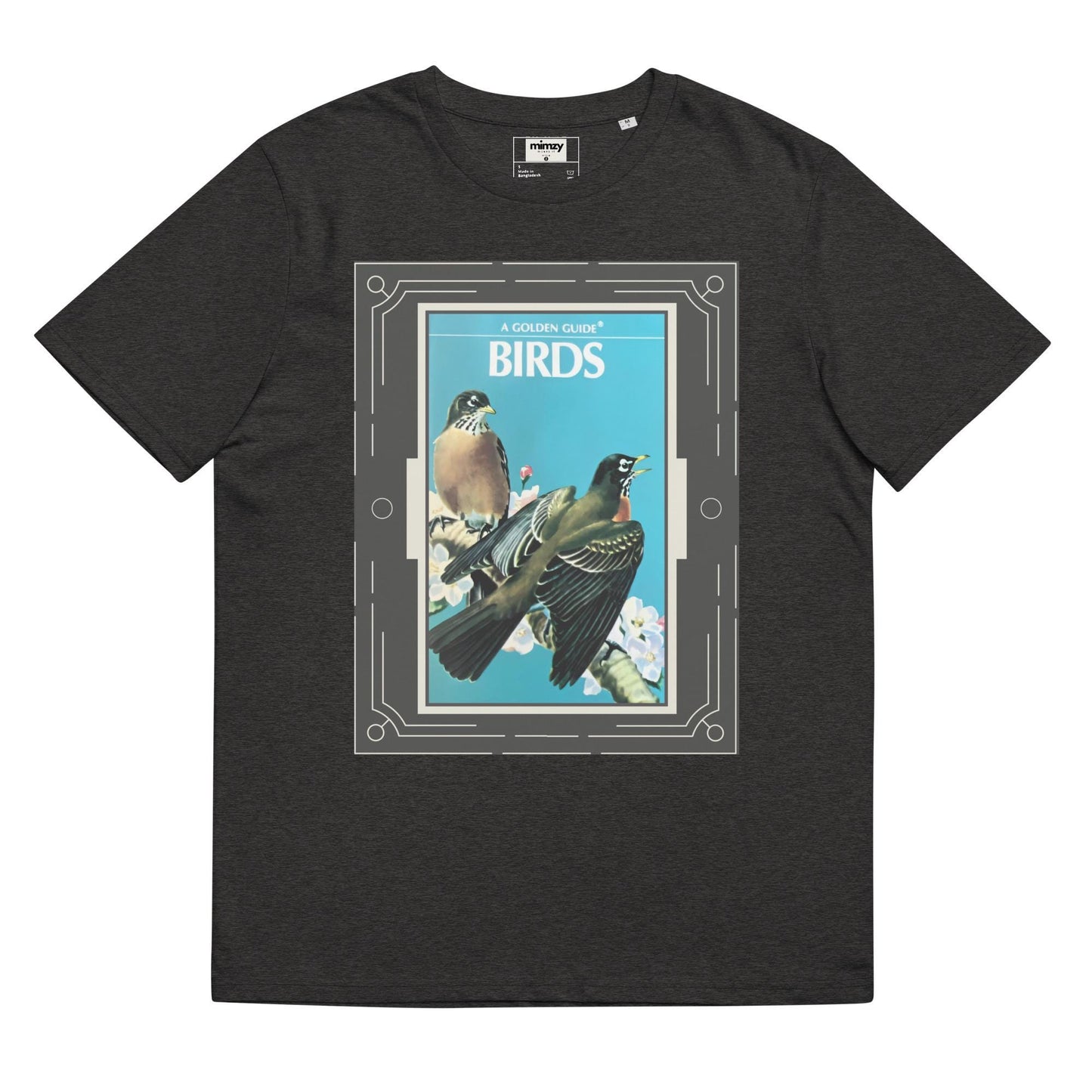 Golden Guide: Birds Unisex organic ribbed neck t-shirt