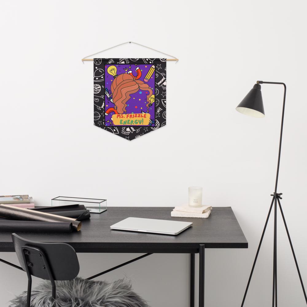 Ms. Frizzle Energy Pennant banner