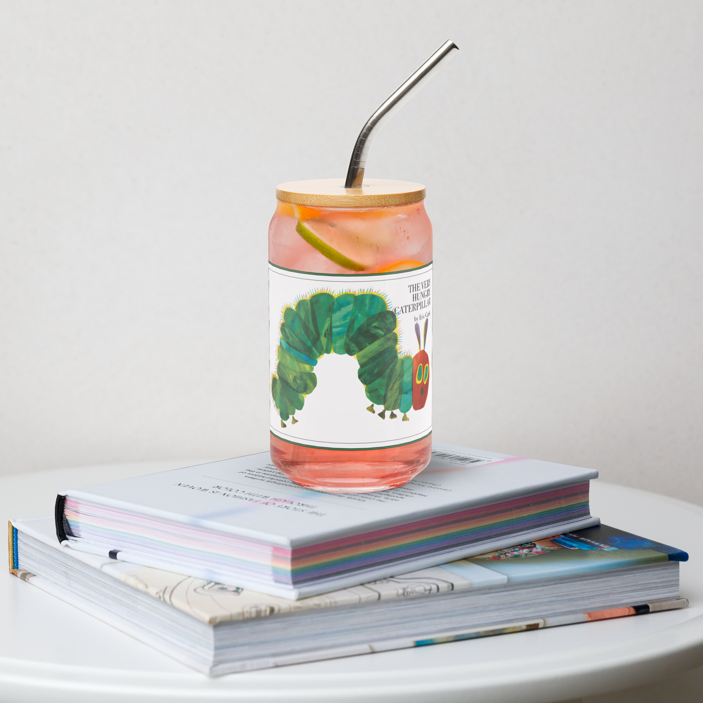The Very Hungry Caterpillar Can-shaped glass