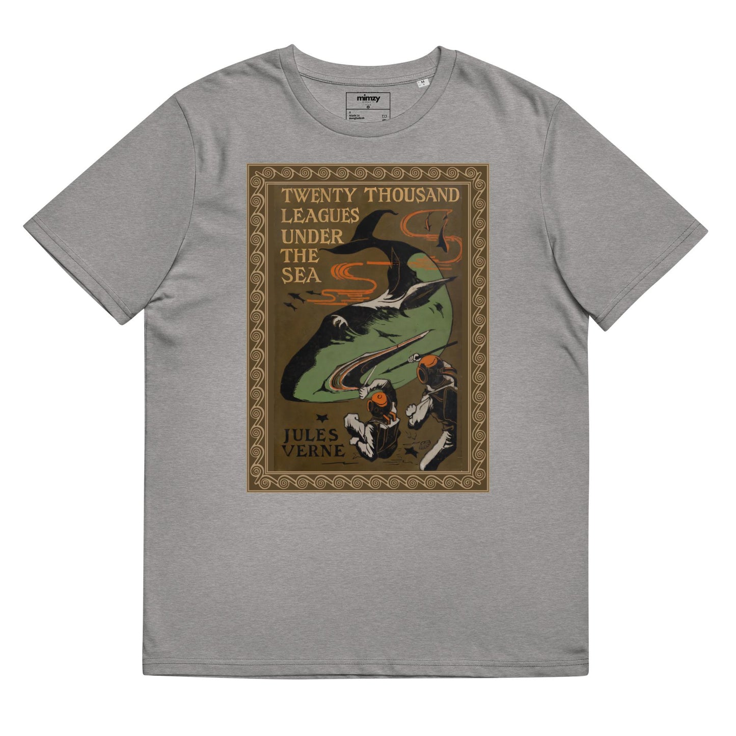 Twenty Thousand Leagues Under the Sea Unisex organic ribbed neck t-shirt