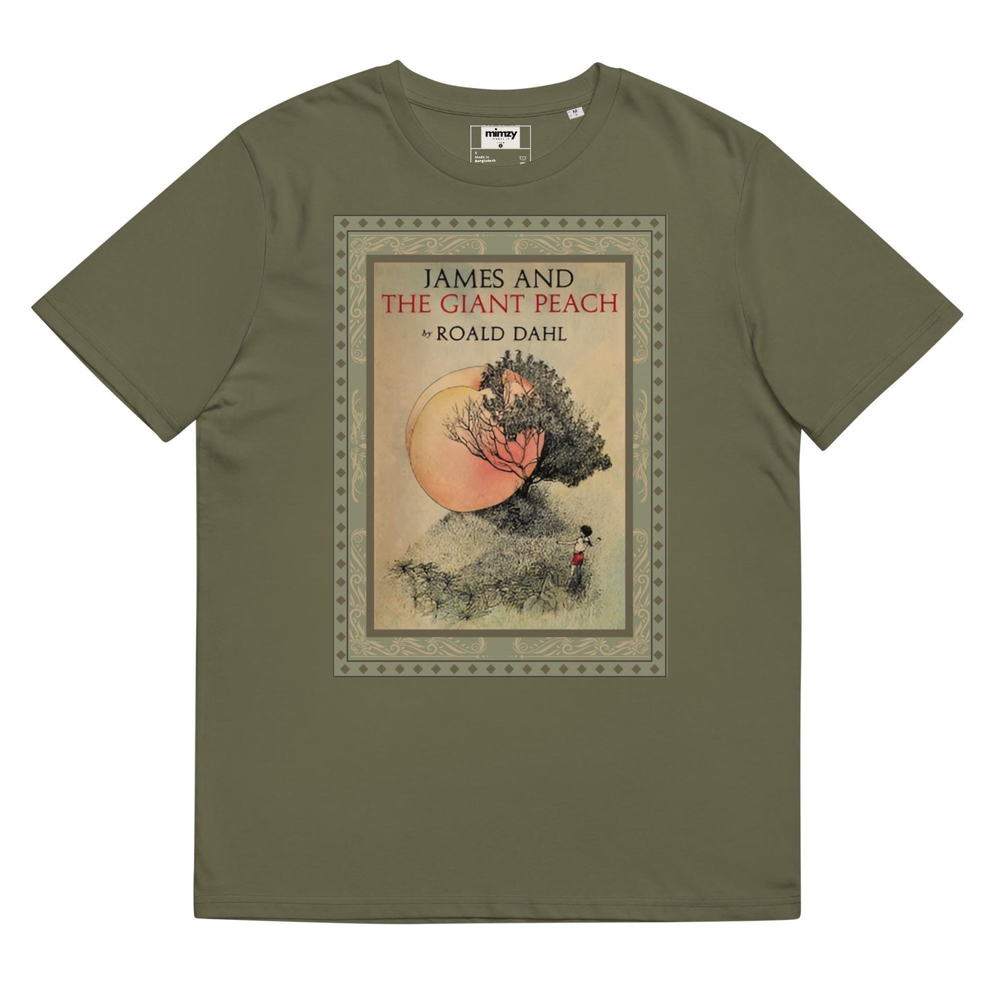 James and the Giant Peach Unisex organic ribbed neck t-shirt