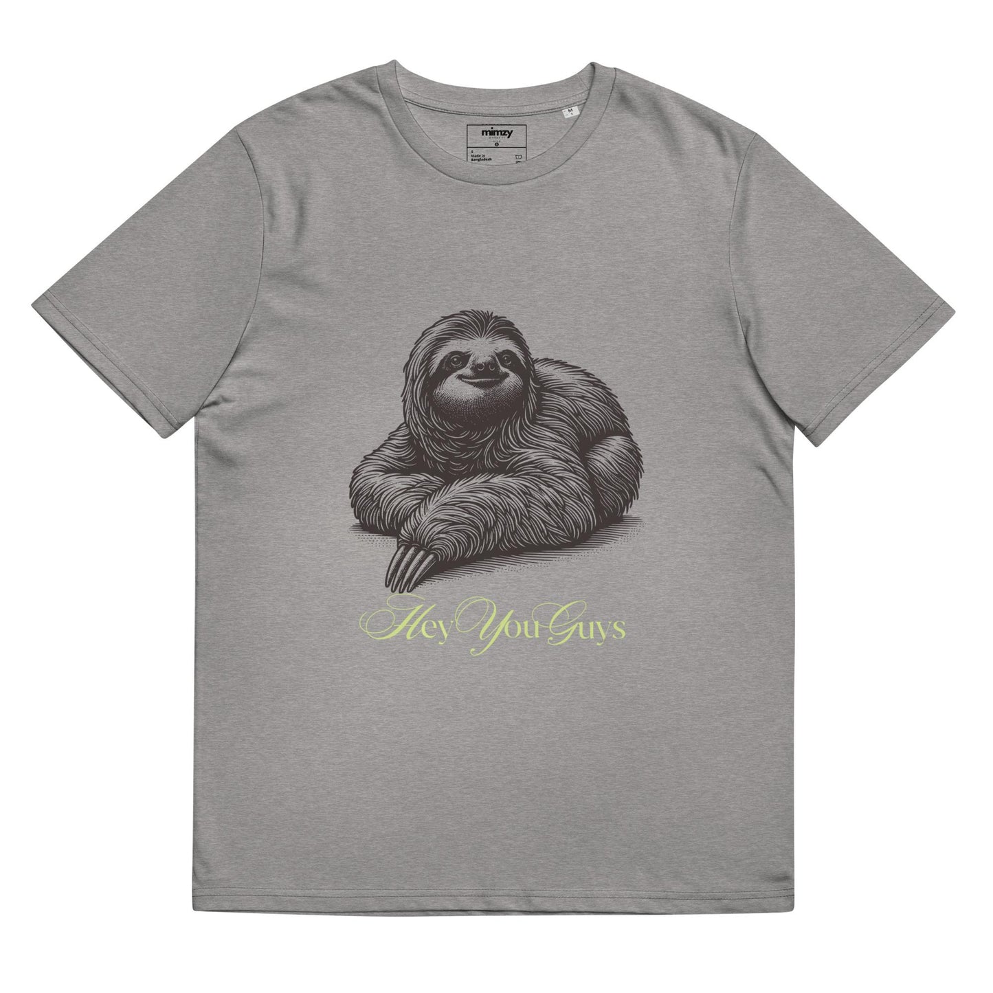 Hey You Guys Unisex organic ribbed neck t-shirt