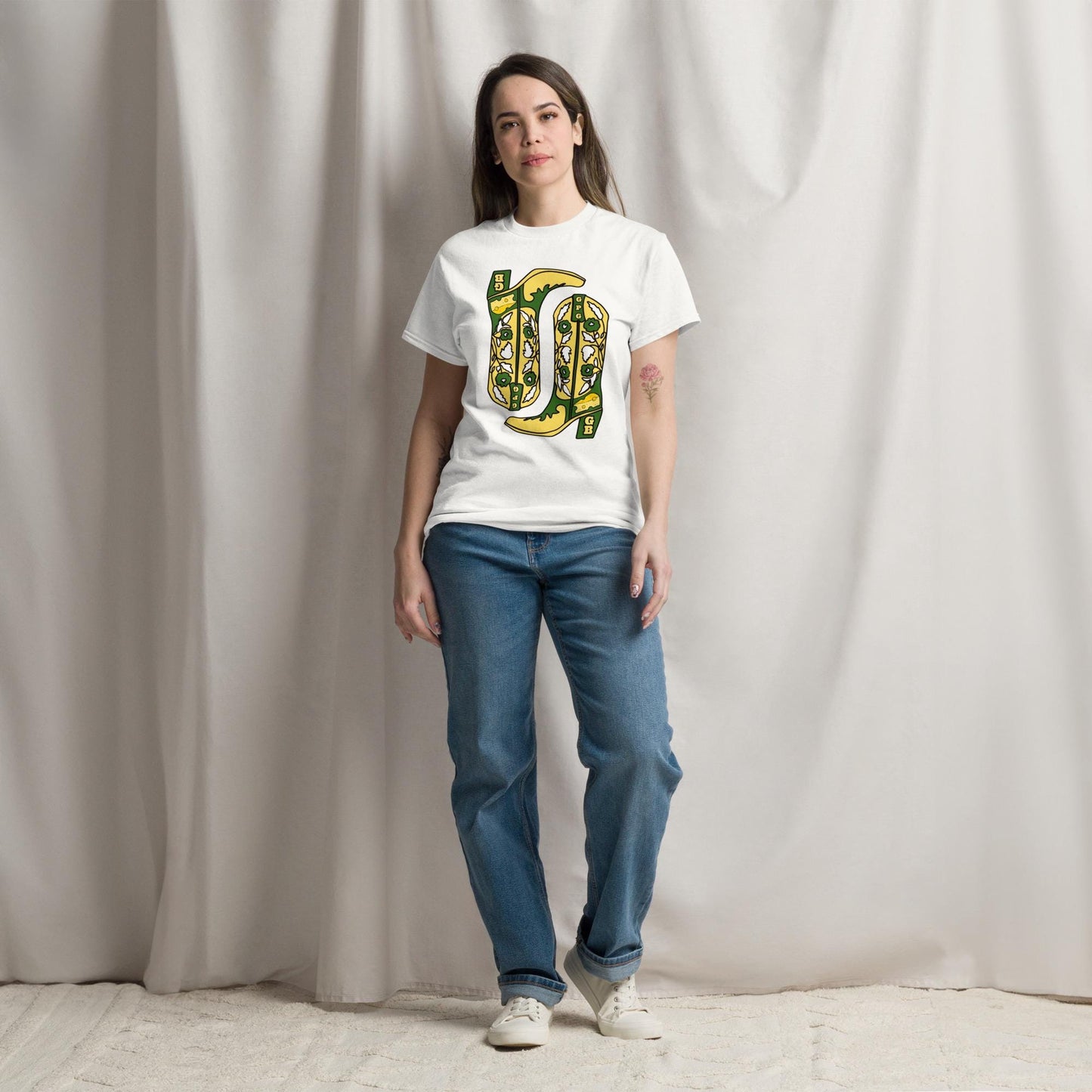 Green Bay Cowboy Boots Unisex classic tee