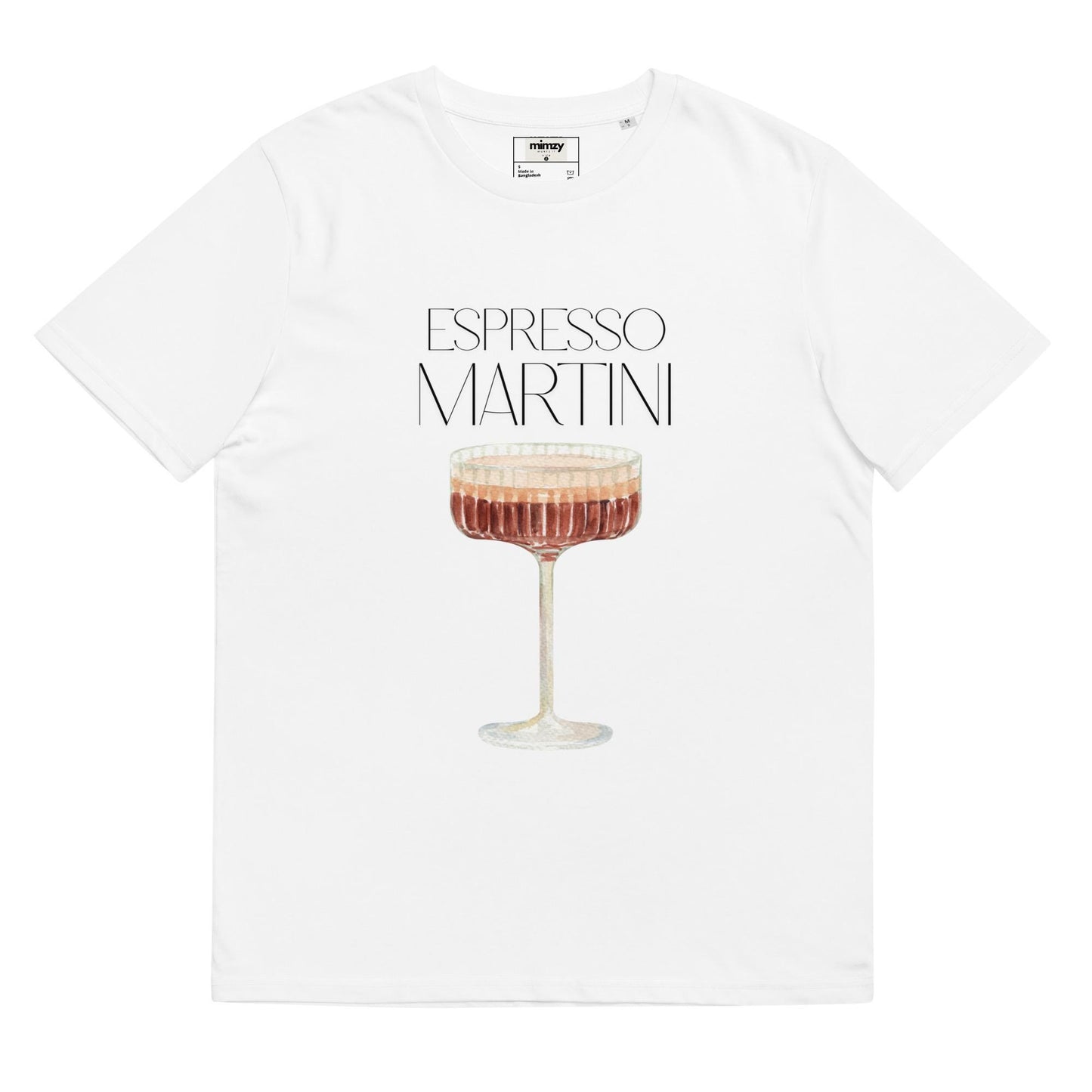 Espresso Martini Unisex organic ribbed neck t-shirt