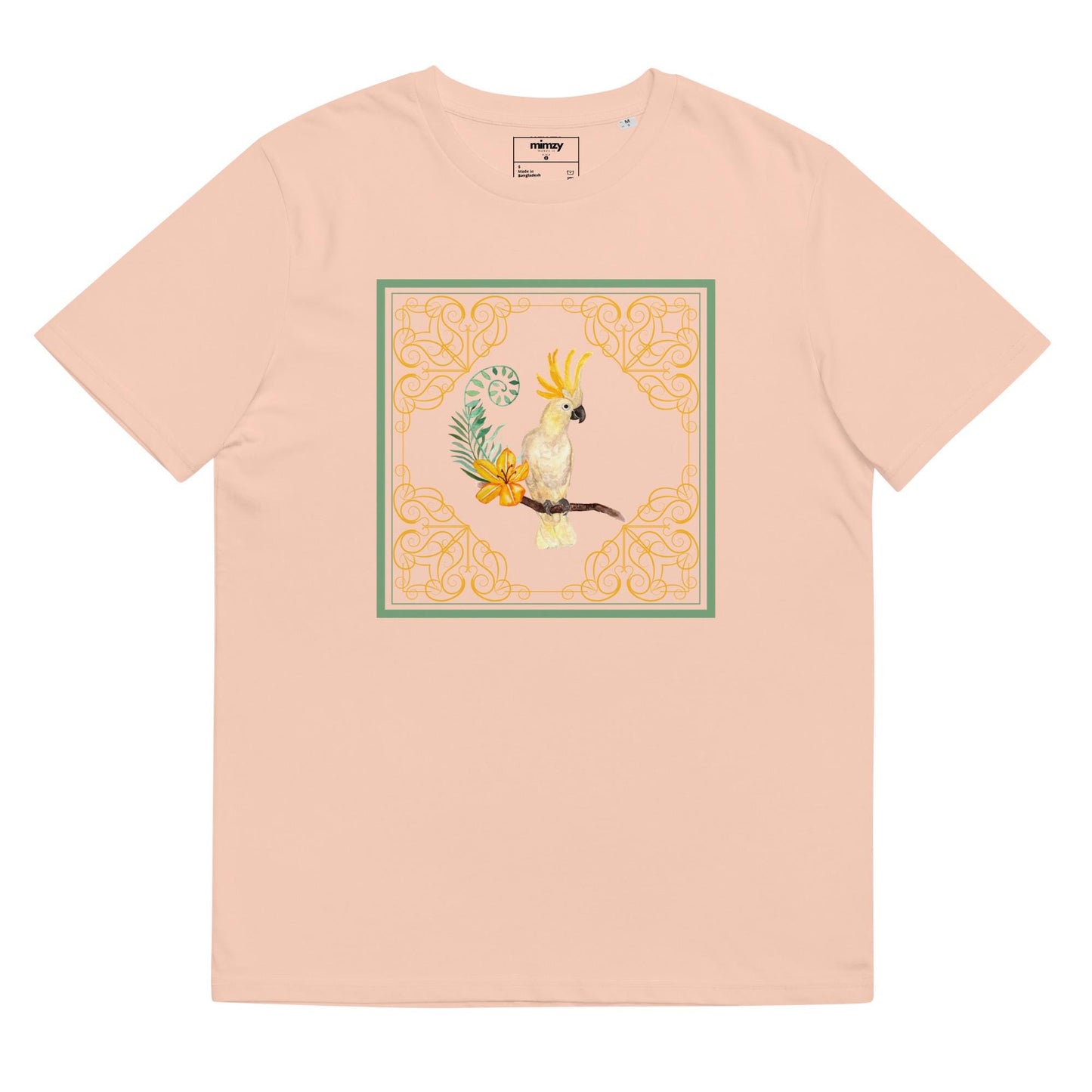 Cockatoo Unisex organic ribbed neck t-shirt