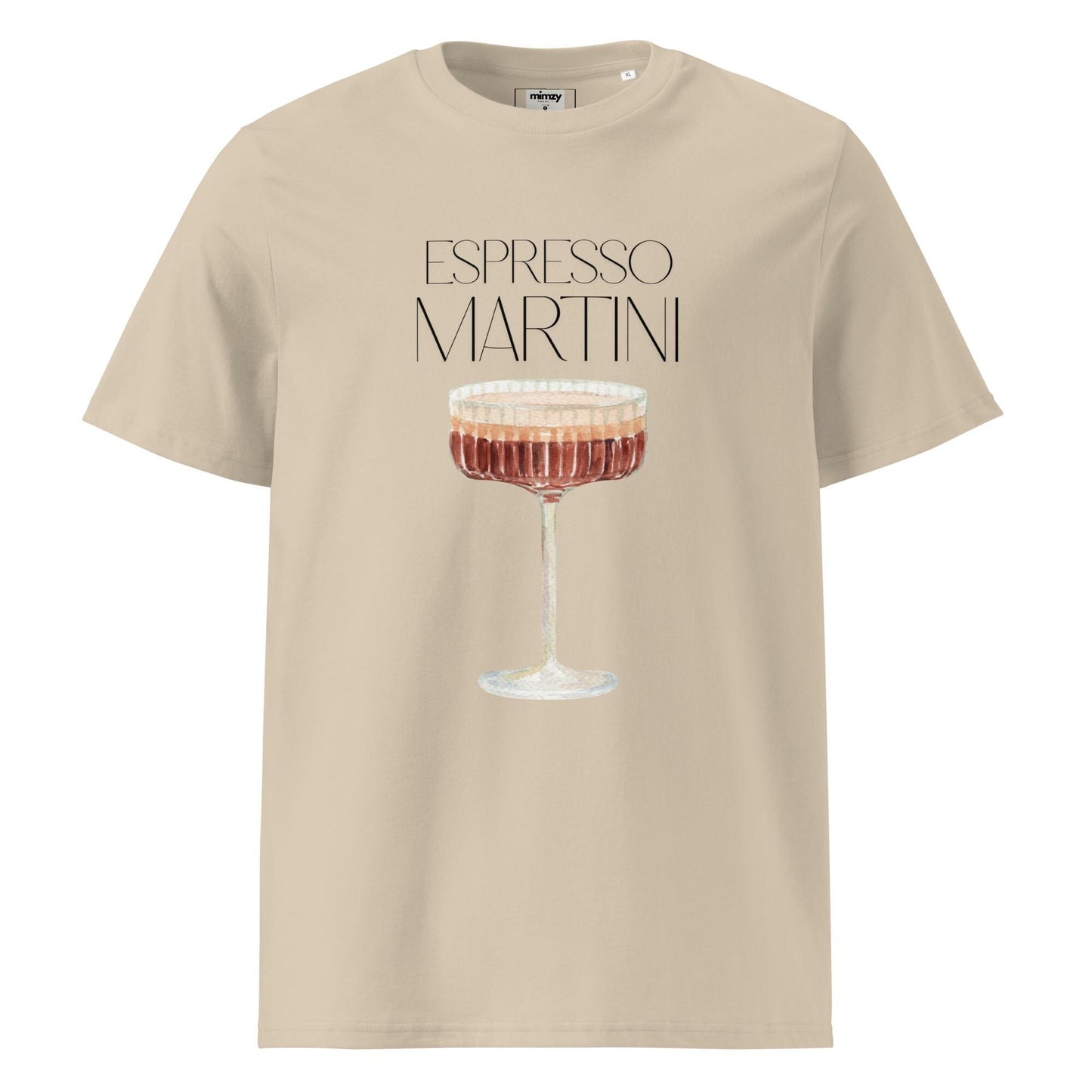 Espresso Martini Unisex organic ribbed neck t-shirt