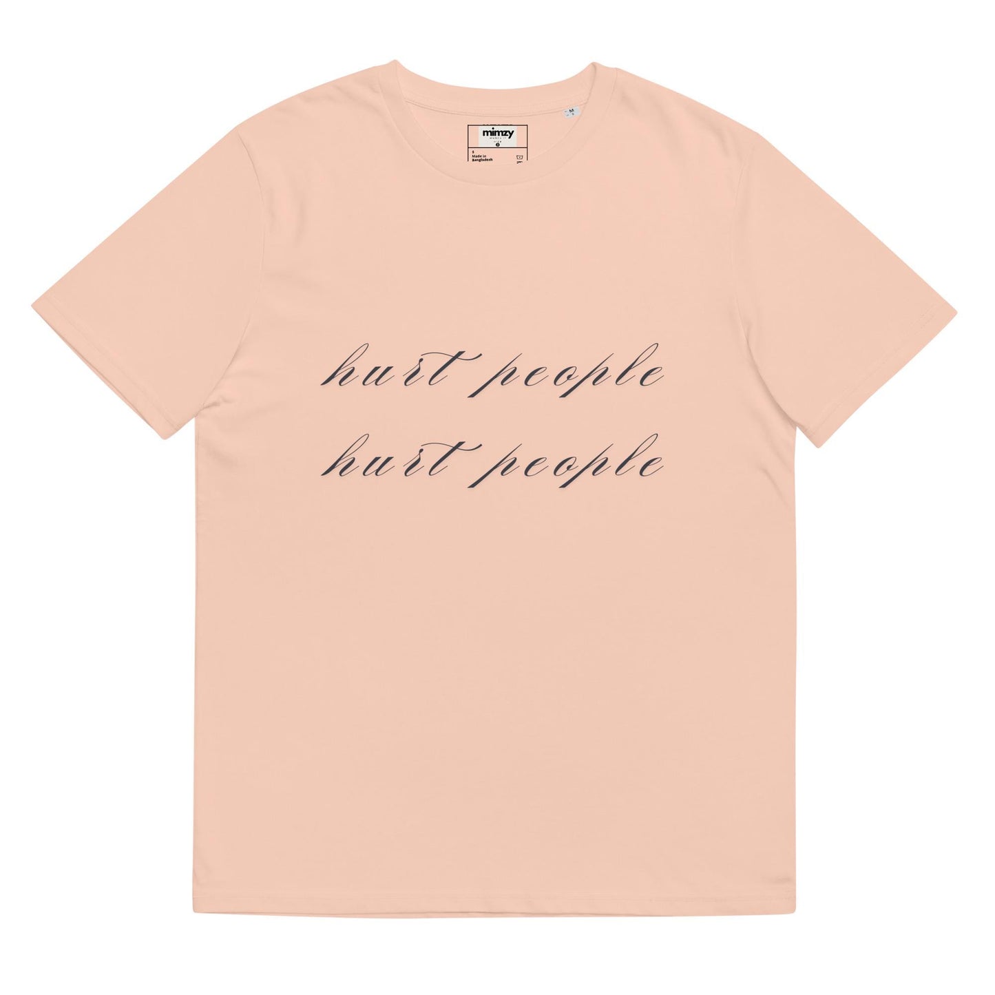 Hurt People Hurt People Unisex organic ribbed neck t-shirt