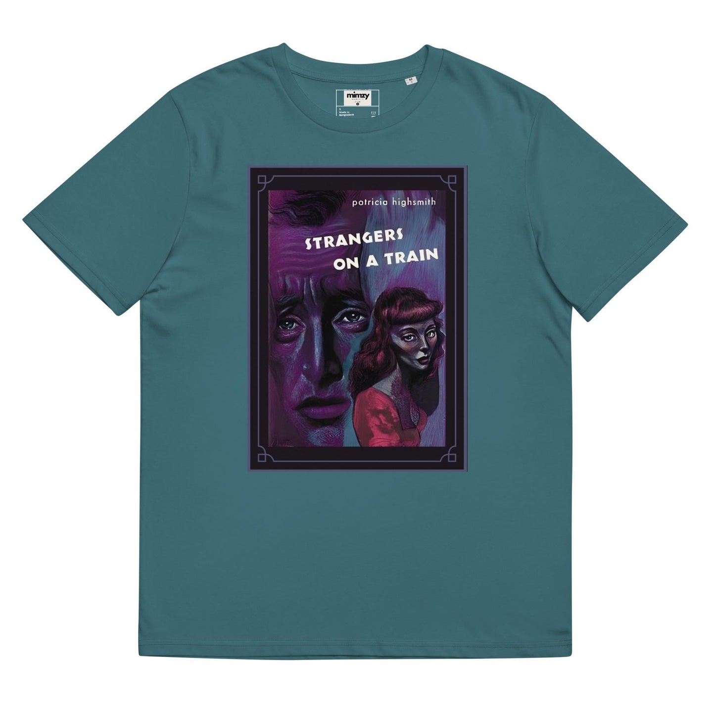Strangers on a Train Unisex organic ribbed neck t-shirt