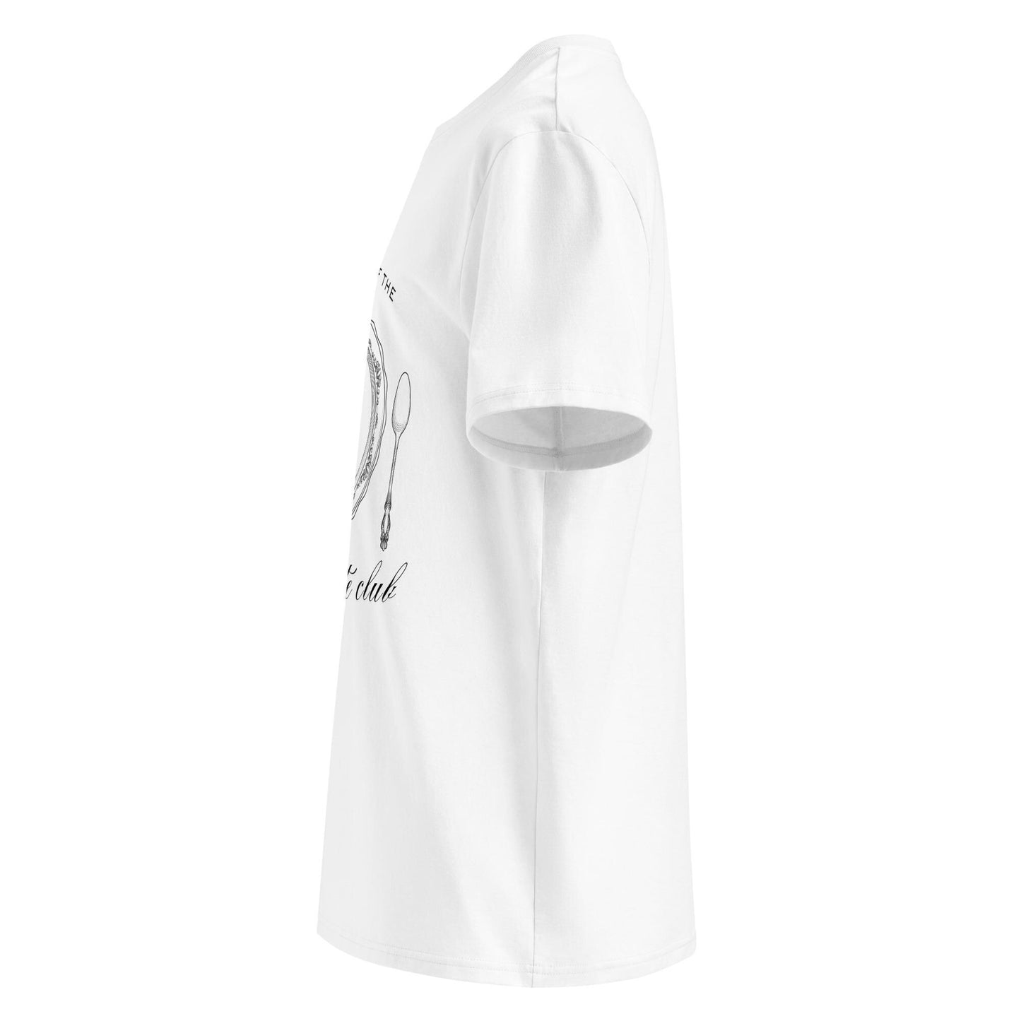 Clean Plate Club Unisex organic ribbed neck t-shirt