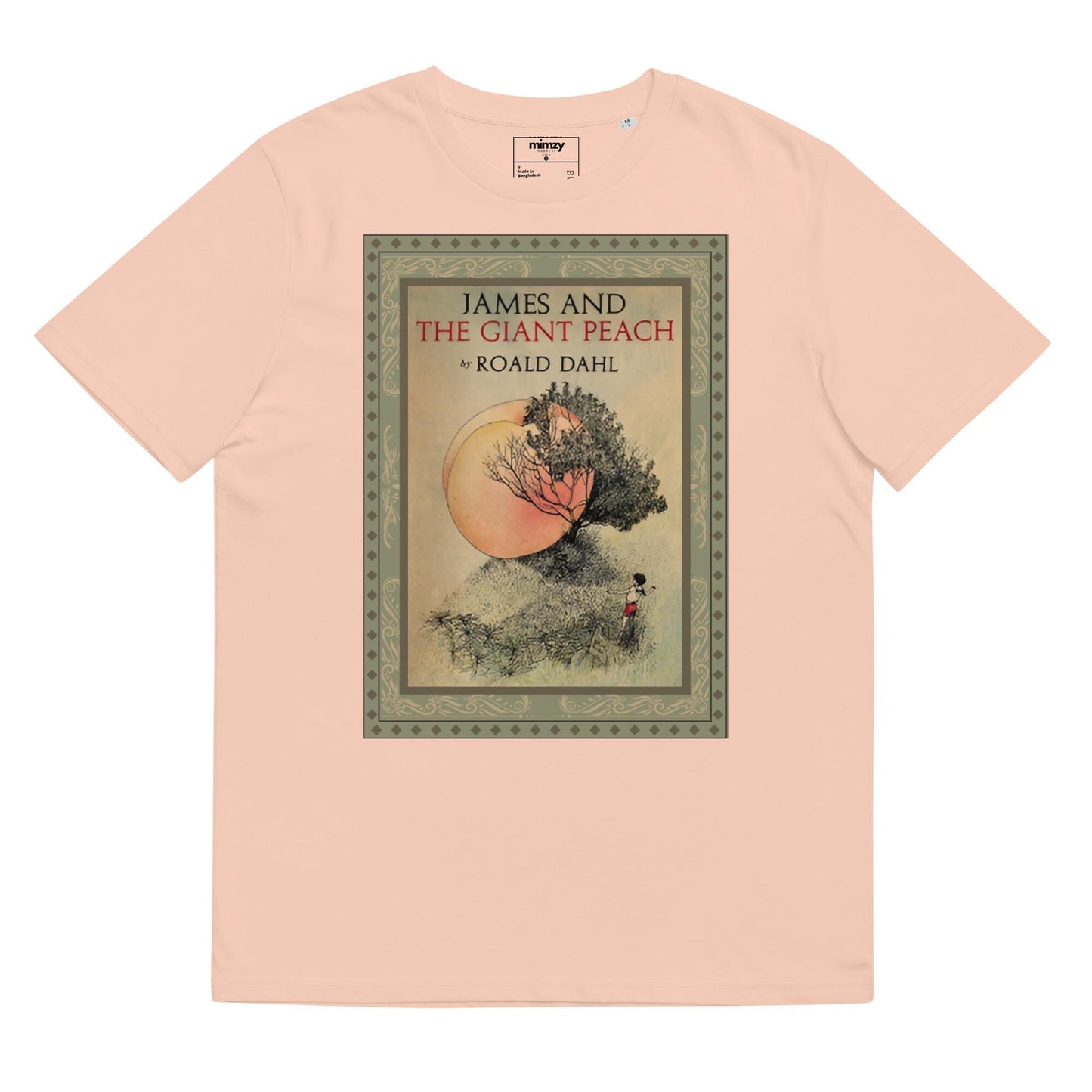 James and the Giant Peach Unisex organic ribbed neck t-shirt