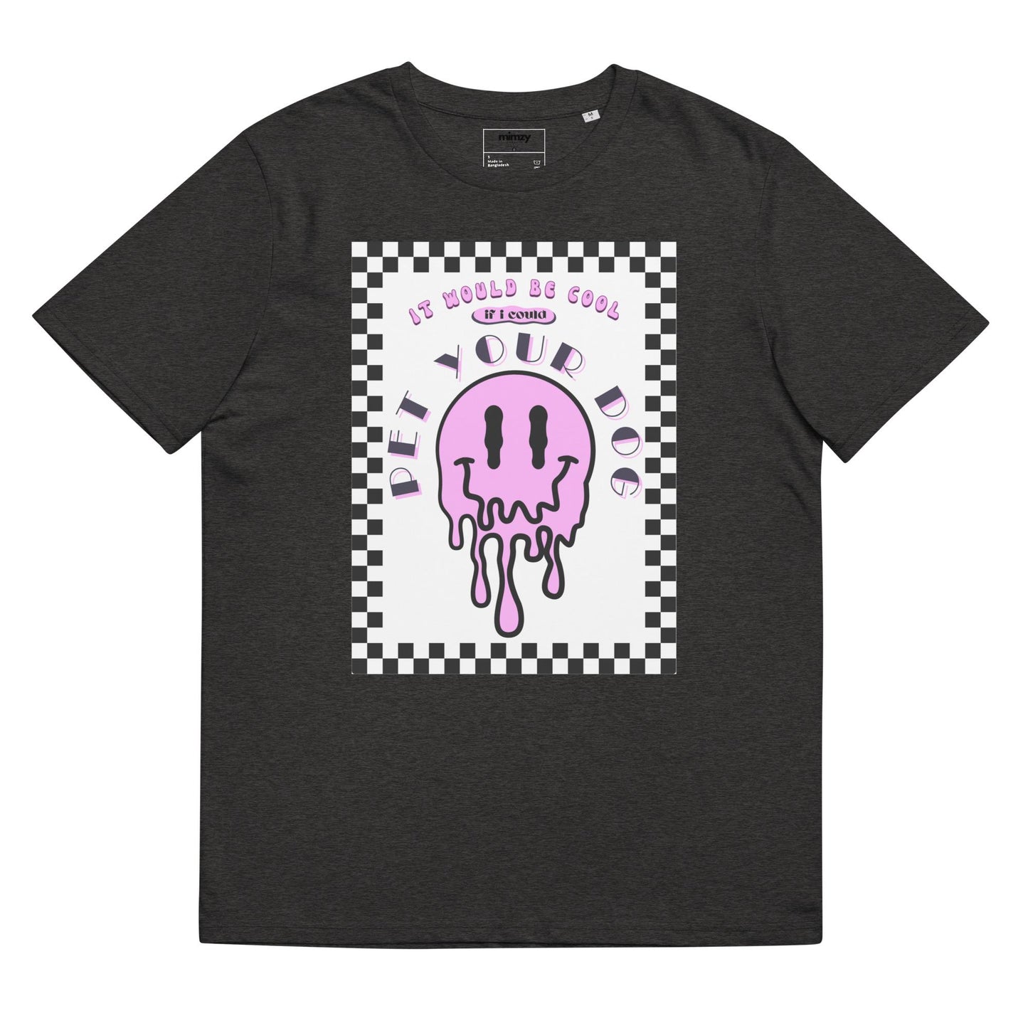 Pet your Dog Unisex organic ribbed neck t-shirt
