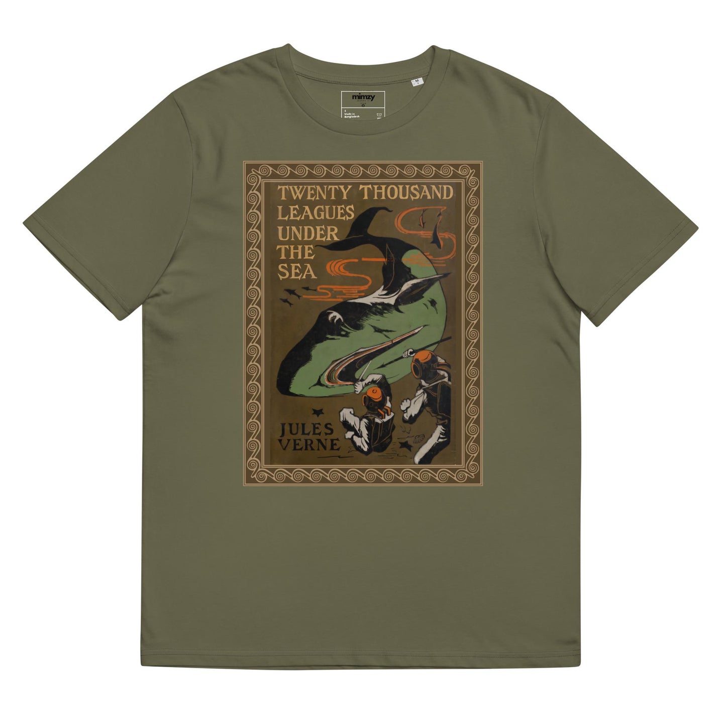 Twenty Thousand Leagues Under the Sea Unisex organic ribbed neck t-shirt