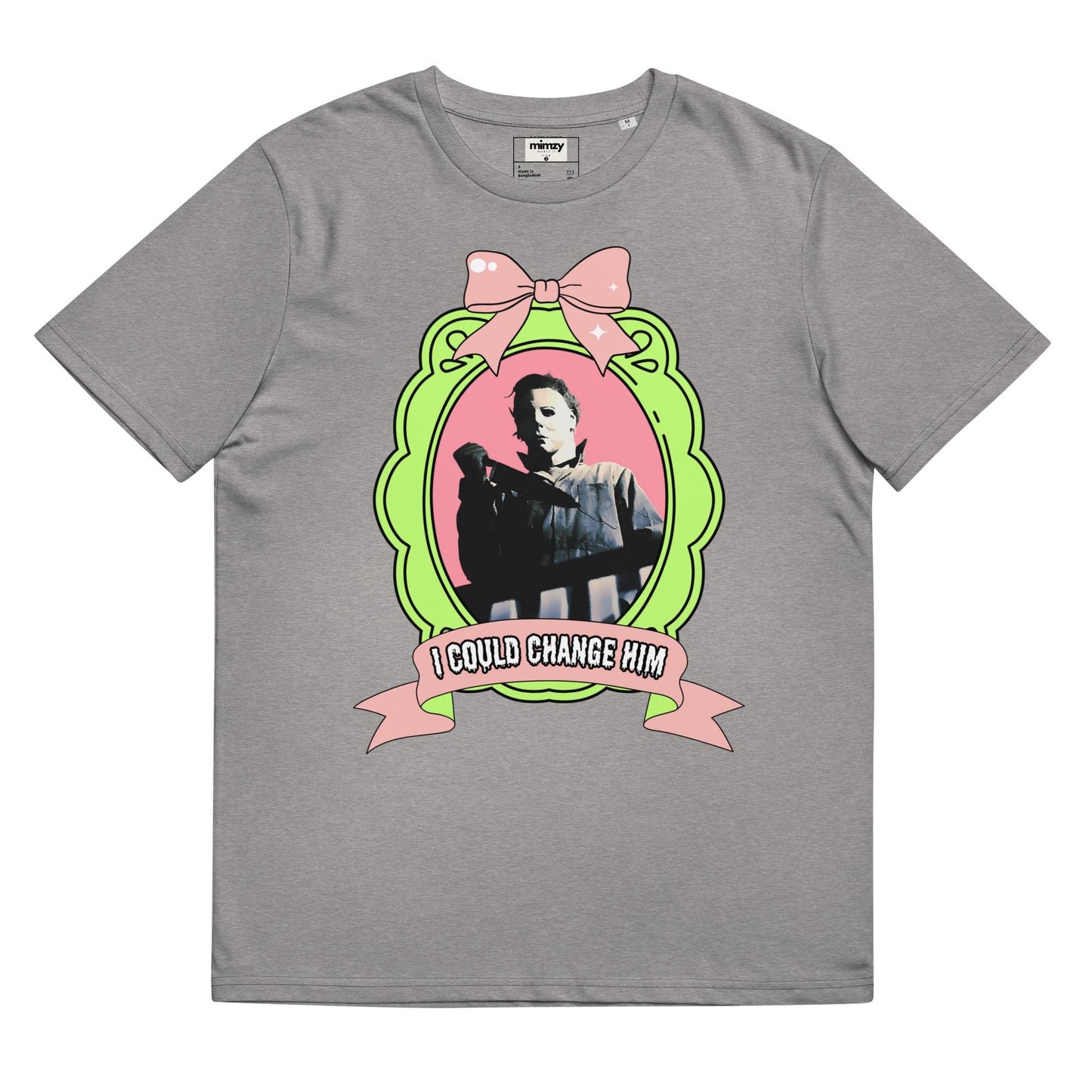I Could Change Him Unisex organic ribbed neck t-shirt