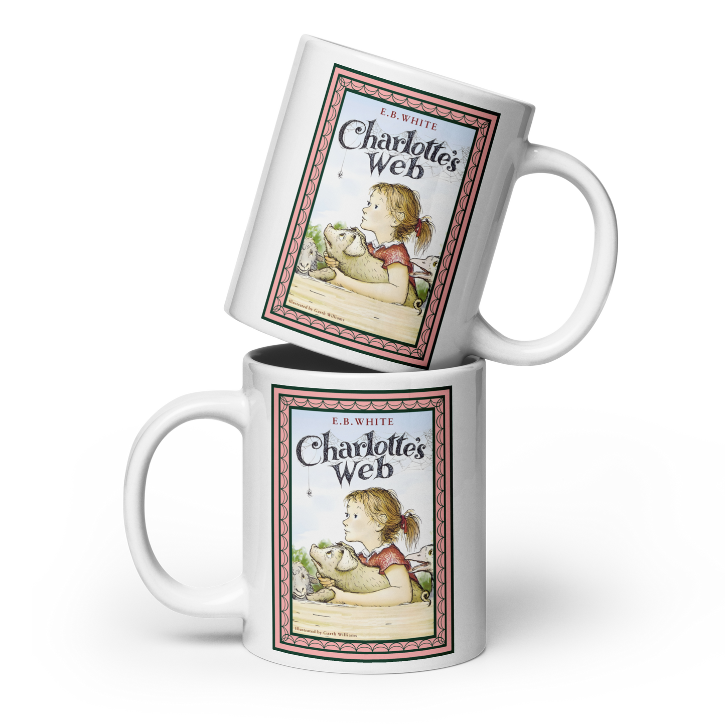 Charlotte's Web White glossy mug